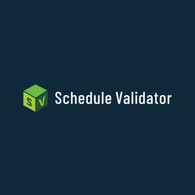 Schedule Validator Project Analytics Validation Tool Schedule Validator